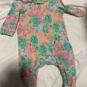 Pottery Barn Kids Tropical Floral One Piece